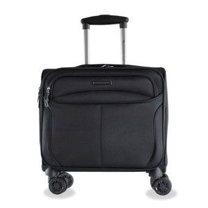 American Green Travel Madison Carry-On Spinner Briefcase Laptop Bags Black - 1 of 4
