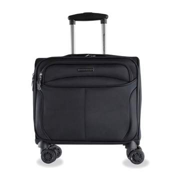 American Green Travel Madison Carry-On Spinner Briefcase Laptop Bags Black