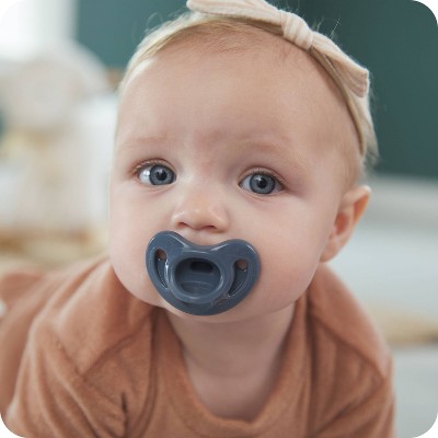 NUK for Nature Sustainable Silicone Pacifier - 0-6 Months - Neutral Girl - 3ct