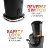 Elite Cuisine Big Mouth Whole Fruit Cold Press Slow Juicer - Black - 4 of 4