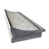 40" x 28" Non-Beveled Flair Patina Bathroom Wall Mirror Silver - Amanti Art: Modern Rectangle, Wall Mount, Polystyrene Frame - 2 of 4