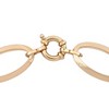 EVERLY JEWELRY | Yellow Plated Sterling Silver Oval Link Bracelet - 8 in - 2 of 4