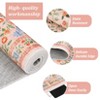 Floral Area Rugs for Living Room Washable Rug Non Slip Ultra Thin Boho Flower Indoor Floor Carpet for Girls Room Nursery Playroom - 3 of 4