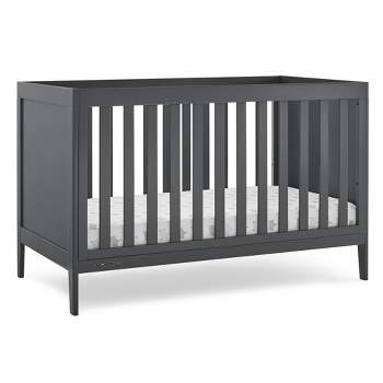 Delta Children Hayes 4-in-1 Convertible Crib - Greenguard Gold Certified - Charcoal