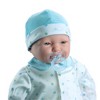 JC Toys La Baby 20" Baby Doll - Blue Outfit with Pacifier - 2 of 4