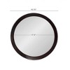 Lyngins 20 Inch Bathroom Mirrors,Round Wall Mirrors,Decorative Mirrors,Mango Wood Frame Vanity Mirrors for Bathroom,Bedroom - 3 of 4