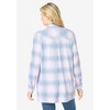Woman Within Plus Size Plaid Knit Tunic With Collar - 3 of 4
