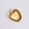 Gulches Gold Apple Aluminum 6.7 in  Decorative Bowls 1 Pack - 2 of 4