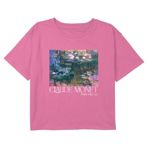 Girl's Lost Gods Claude Monet Water Lilies 1917 T-Shirt - 1 of 3