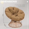 UPTIOT Patio Chair with Cushions - 4 of 4