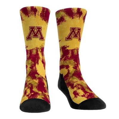 NCAA Minnesota Golden Gophers Paint Crew Socks - L/XL