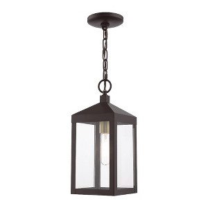 Livex Lighting Nyack 1 - Light Pendant in  Bronze - 1 of 2