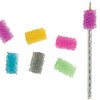 Scented Sparkly Glitter Pen Grips - 12 Pack, Stretchy Comfort, Fun Scents (Cherry, Bubblegum, more ) - 2 of 4