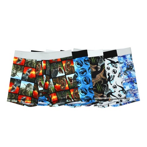 Jurassic World Dinosaurs Multipack Boys Underwear, Boxer Briefs