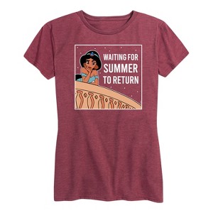 Women's - Disney Princess - Waiting For Summer Short Sleeve Graphic T-Shirt - 1 of 4