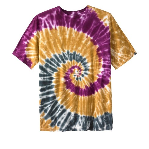 Tiedye Relaxed Tee Red & White Large