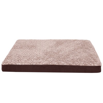 Large Espresso Orthopedic Foam Outdoor Dog Bed