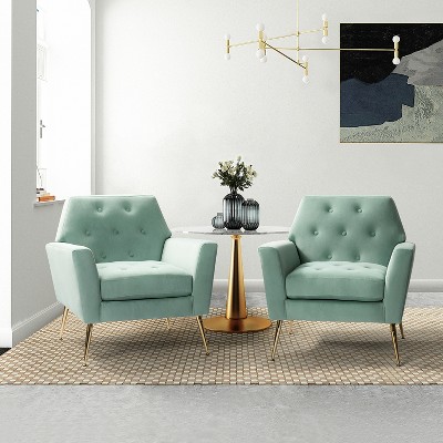 Teal living room clearance chair