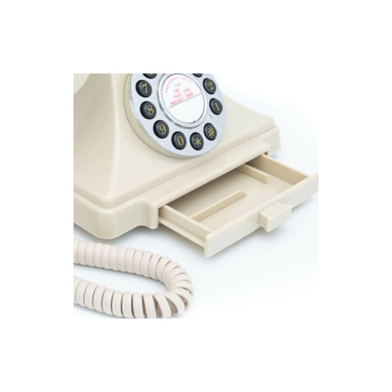 GPO Retro GPOCARRPBIV Carrington Push Button Telephone - Ivory, 4 of 7