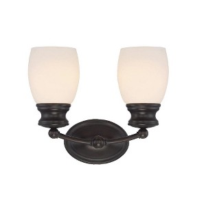 Savoy House Elise 2 - Light Vanity in  English Bronze - 1 of 1