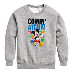Boys' - Disney - Comin' Atcha Graphic Long Sleeve Fleece Sweatshirt - 1 of 4