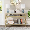 Tribesigns 3-Tier Console Table, 55" Behind Sofa Couch Table for Living Room Entryway - 3 of 4