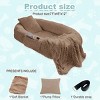 Large Washable Faux Fur Orthopedic Dog Bed for People and Pets, Extra Plush Pillow and Blanket Set, Premium Support for Napping and Doze Off - 2 of 4