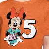 Girls' - Disney - Minnie Birthday 5 Short Sleeve Graphic T-Shirt - 2 of 4
