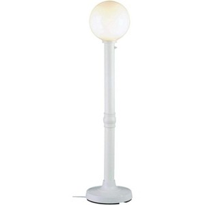 Patio Living Concepts Moonlite 64 Floor Lamp 08711 with 3 white tube body and white globe - 1 of 1