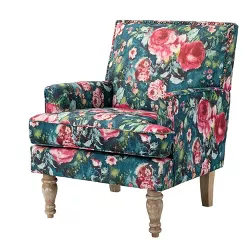 Asiab Wooden Upholstered Armchair | Karat Home