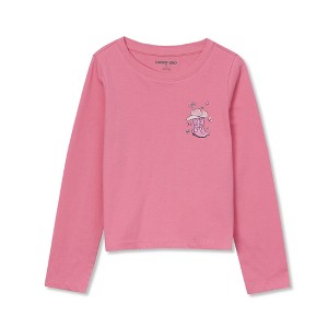 Lands' End Kids Long Sleeve Graphic Meet and Greet Tee - 1 of 2