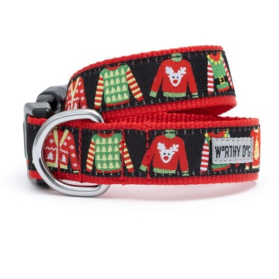 The Worthy Dog Bias Plaid Tan Dog Collar