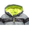 OshKosh B'Gosh Baby Boys' Midweight Fleece Lined Jacket, Gray, 12 Months - 2 of 3