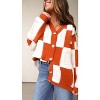 Women's Chess Knit Chunky Cardigan - Veveret - 4 of 4