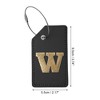 Unique Bargains Luggage Tag Black 1 Pc - 2 of 4