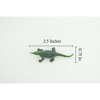 North American green anole Lizard, Rubber Reptile, Hand Painted, Educational, Realistic, Model, Replica, Toys,   2 1/2 Inches.    WR37 B197 - 3 of 4