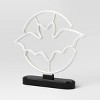 11" Lit Neon Moon and Bat Halloween Decorative Prop - Hyde and EEK! Boutique™ - 3 of 3