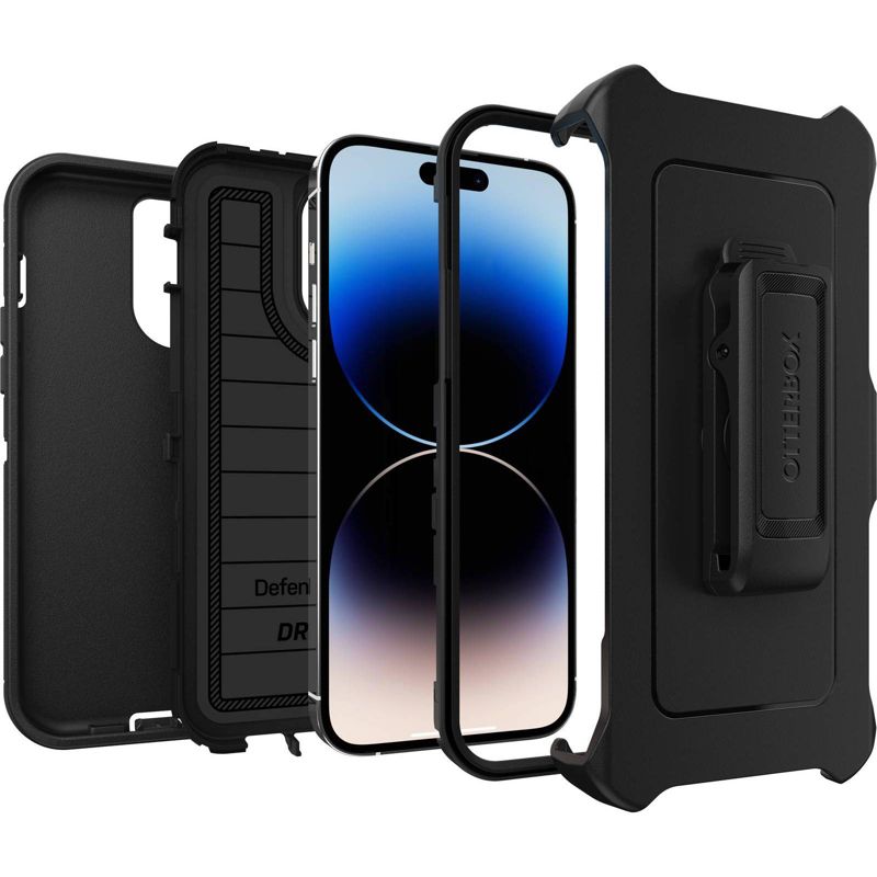OtterBox Apple iPhone 14 Pro Max Defender Pro Series Case - Black, 3 of 8