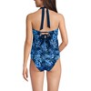 Lands' End Women's Seamed Halter Tankini Top - 2 of 4