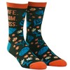 Crazy Dog T-Shirts Women's Wife Mom Boss Socks Funny Mothers Day Gift For Awesome Mama Graphic Novelty Footwear - 2 of 4