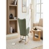 Modern Nursery Rocking Chair Upholstered Glider Chair - 4 of 4