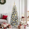vidaXL Artificial Christmas Tree with 150 LEDs White 63 x 63 x 150 cm - 2 of 4