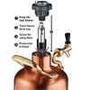 GrowlerWerks uKeg 128oz Pressurized Growler Mini Keg with Sightglass and Tap | Portable Insulated Stainless Steel For Carbonated Beverages - 4 of 4