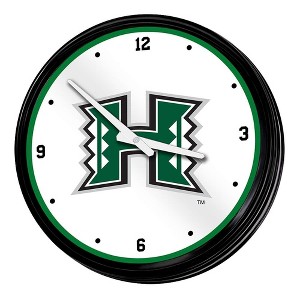 College Team Retro Lighted Wall Clock - 1 of 4