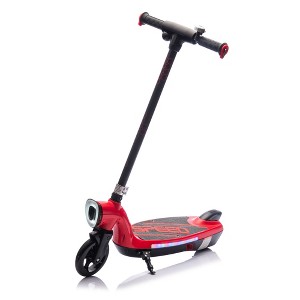 VAPTMY Kids Electric  Scooter with Kickstand & BellFaster,Longer Usage Time and Rear Brake, Non-Slip Handle,5.59-6.84 MPH For Kids 6+,Pink - 1 of 4