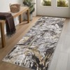 Washable Modern Printed Rug Non Slip Low Pile Rug Soft Contemporary Throw Floor Cover Foldable Indoor Carpet for Living Room Bedroom Playroom - 2 of 4