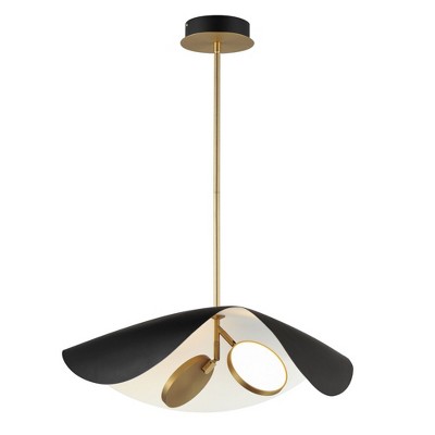 ET2 Lighting Carmen 2 - Light Pendant in  Black/Gold