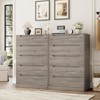 5-Drawer Dresser for Bedroom, 50" Tall Freestanding Vertical Wooden Chest Storage for Living Room, Hallway, or Entryway - 3 of 4