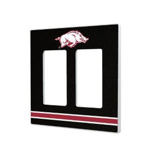 NCAA SEC Universities Stripe Hidden-Screw Light Switch Plate for Double Rocker - 1 of 4