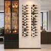 Itopfox 12 Bottle Wall-Mounted Wine Rack, Detachable Storage Organizer Used as One or Four, DIY Wall Hanging Bottle Holder for Dining Room, Bar - 3 of 4